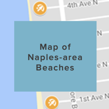 Map of Naples-area beaches