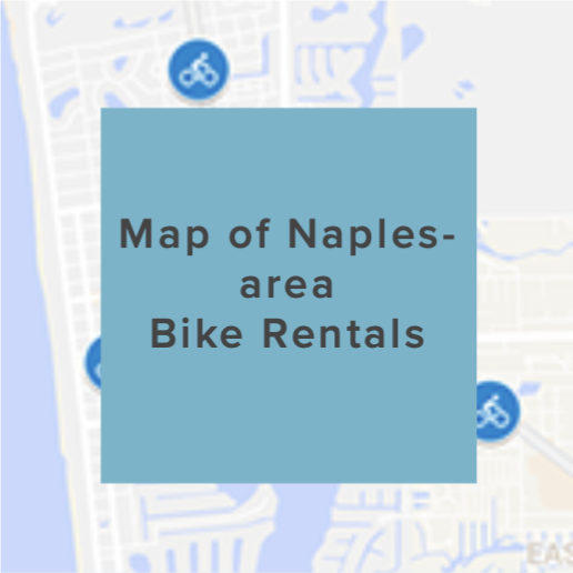 Map of Naples-area bike rentals